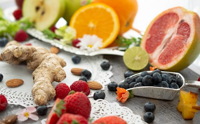 assorted fruits and spices