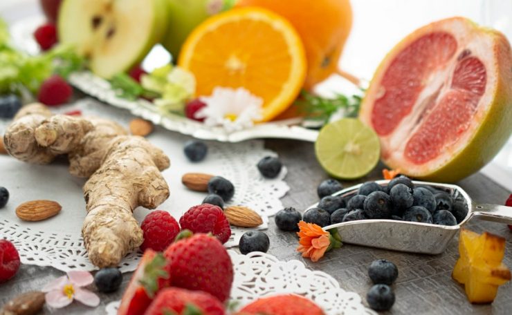 assorted fruits and spices